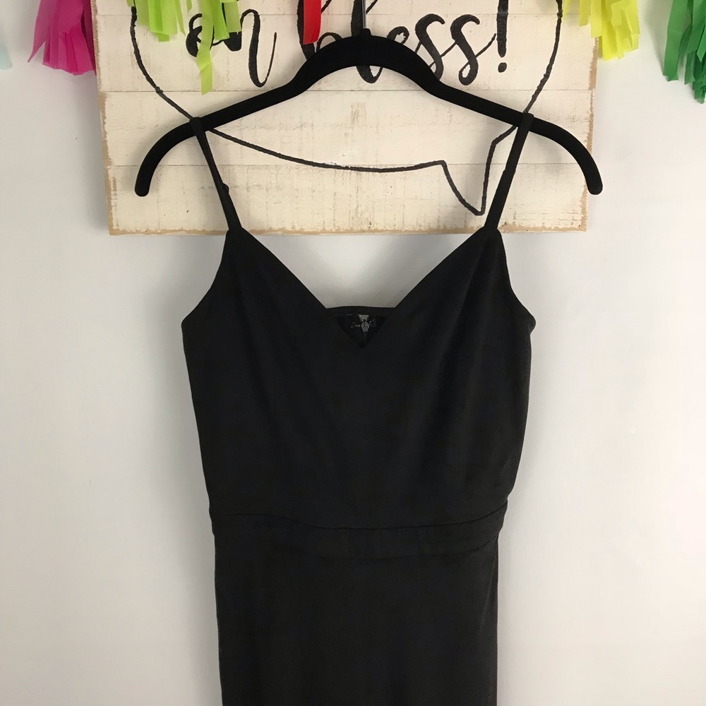 Jack by BB Dakota black suede jumpsuit - Picture 2 of 5